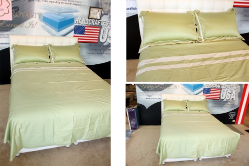 床單(6x6.2尺) 素面-綠