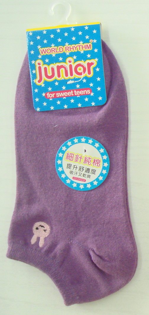 刺繡船襪 