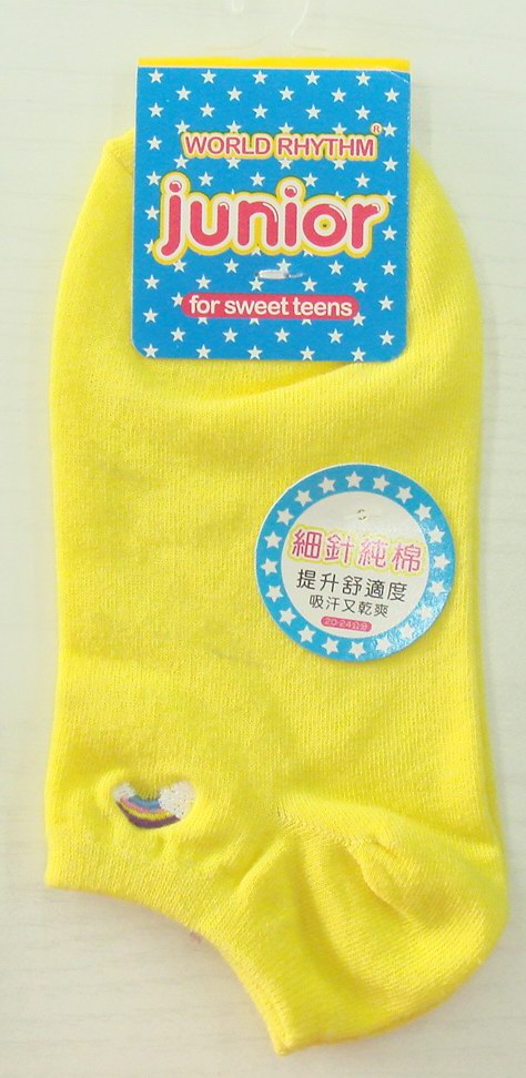 刺繡船襪 