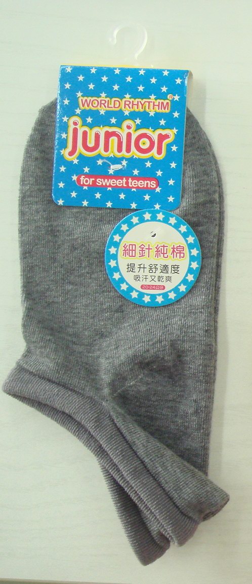 細針低口色襪 