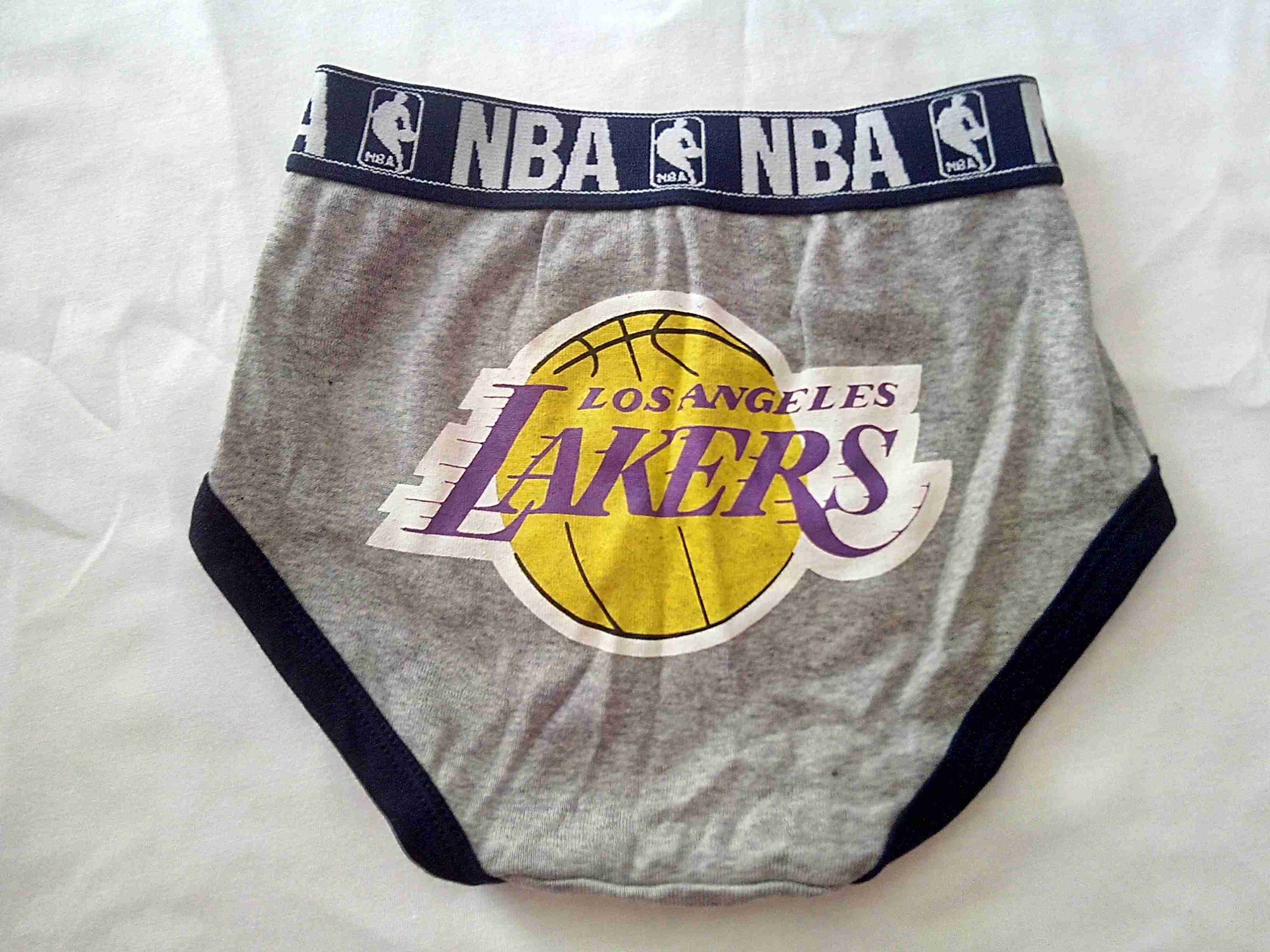 9201 NBA男童三角內褲-湖人麻灰