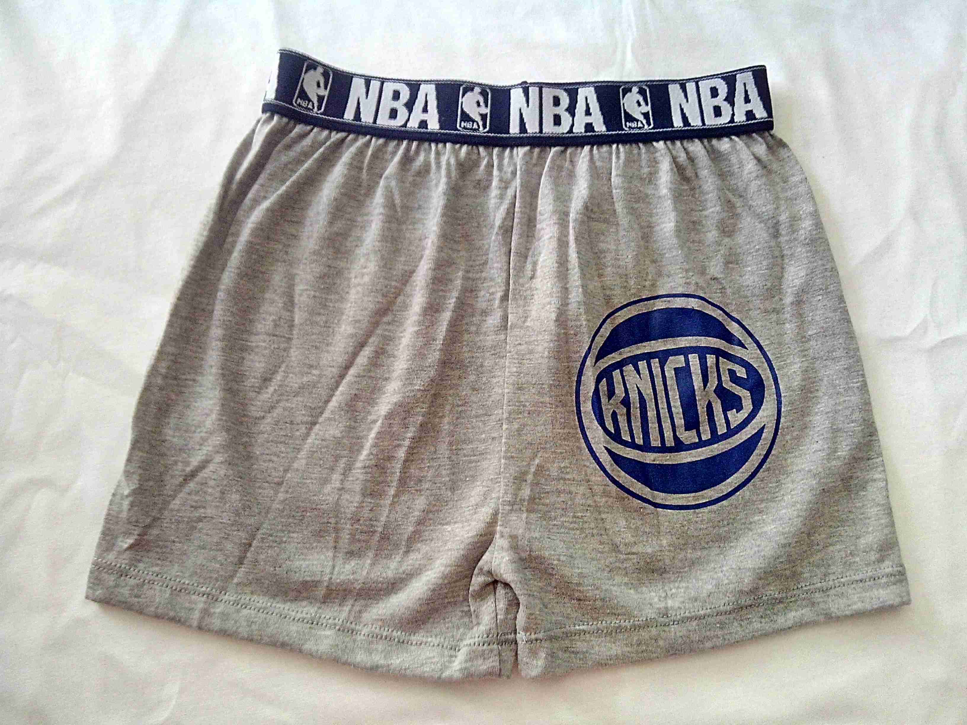 9301 NBA兒童平口褲-麻灰湖人