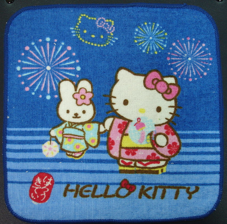 凱蒂貓夏日祭典小方巾