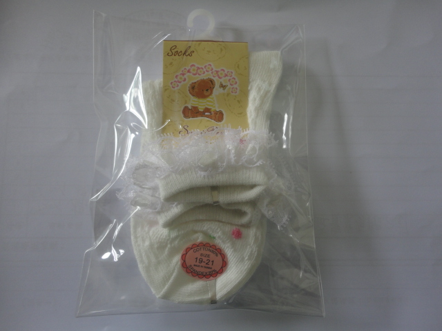 短蕾絲童襪