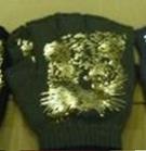 金銀花豹男士止滑半指手套-軍綠