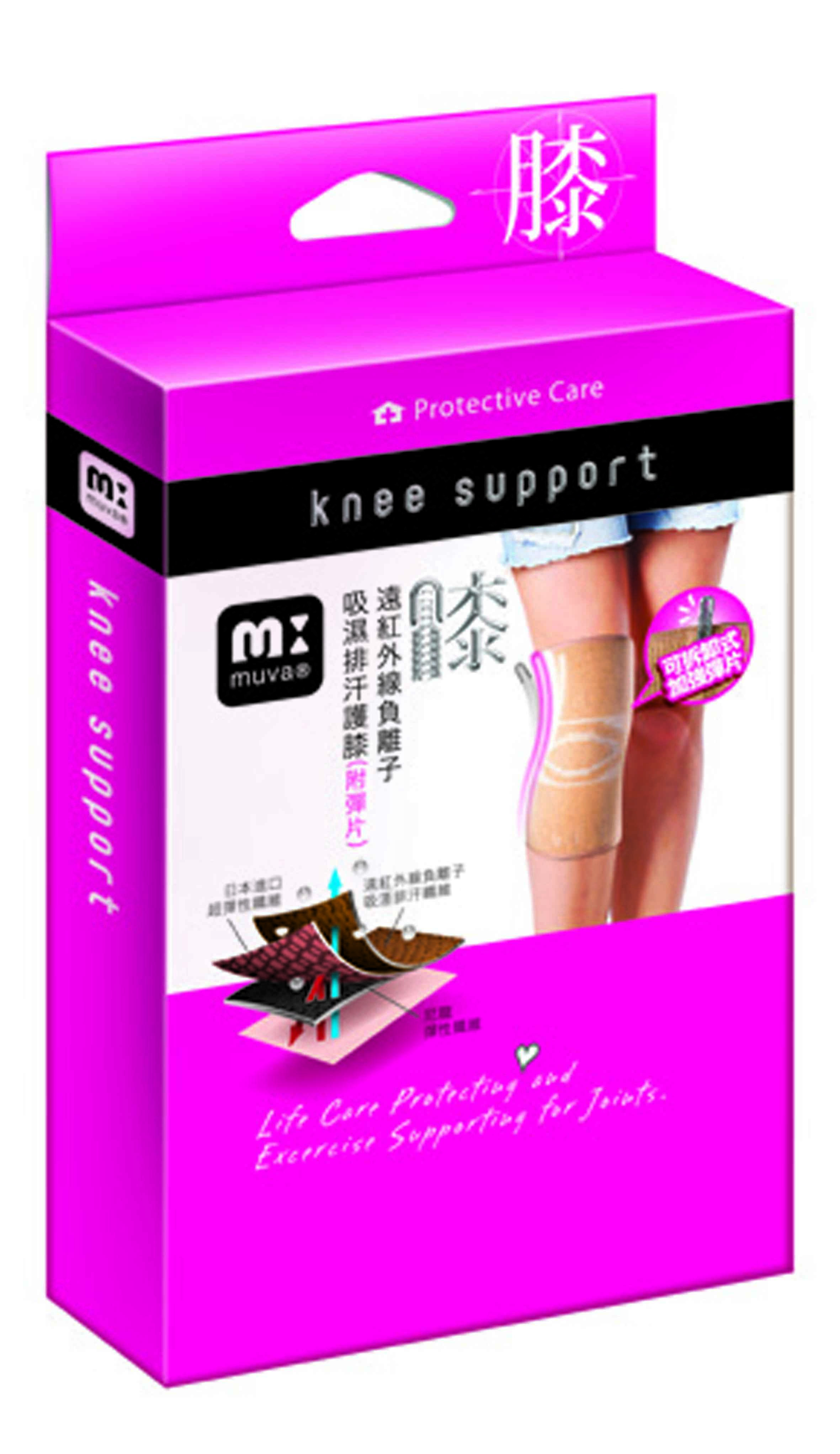muva遠紅外線負離子吸濕排汗加強型護膝XL
