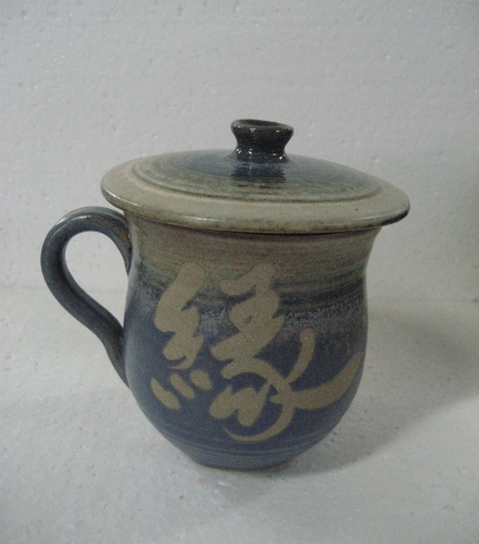 裝飾陶瓷-蓋杯組