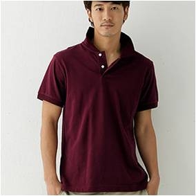 男款素面POLO衫
