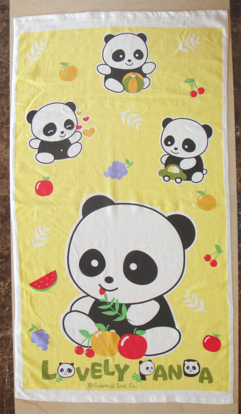 PD501 SWEET PANDA浴巾-水果篇