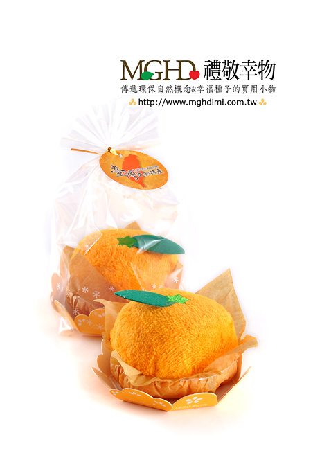 橘子蛋糕毛巾