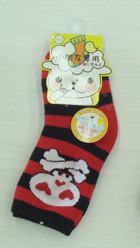 毛巾底止滑寶寶襪