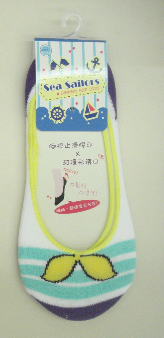 女海軍風低口襪