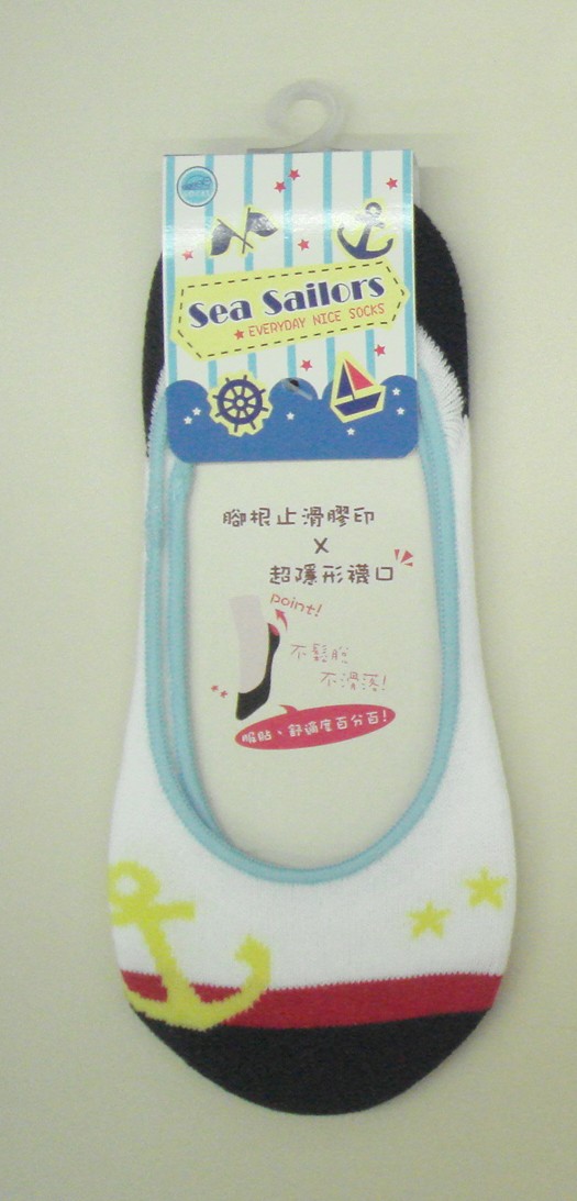 女海軍風低口襪