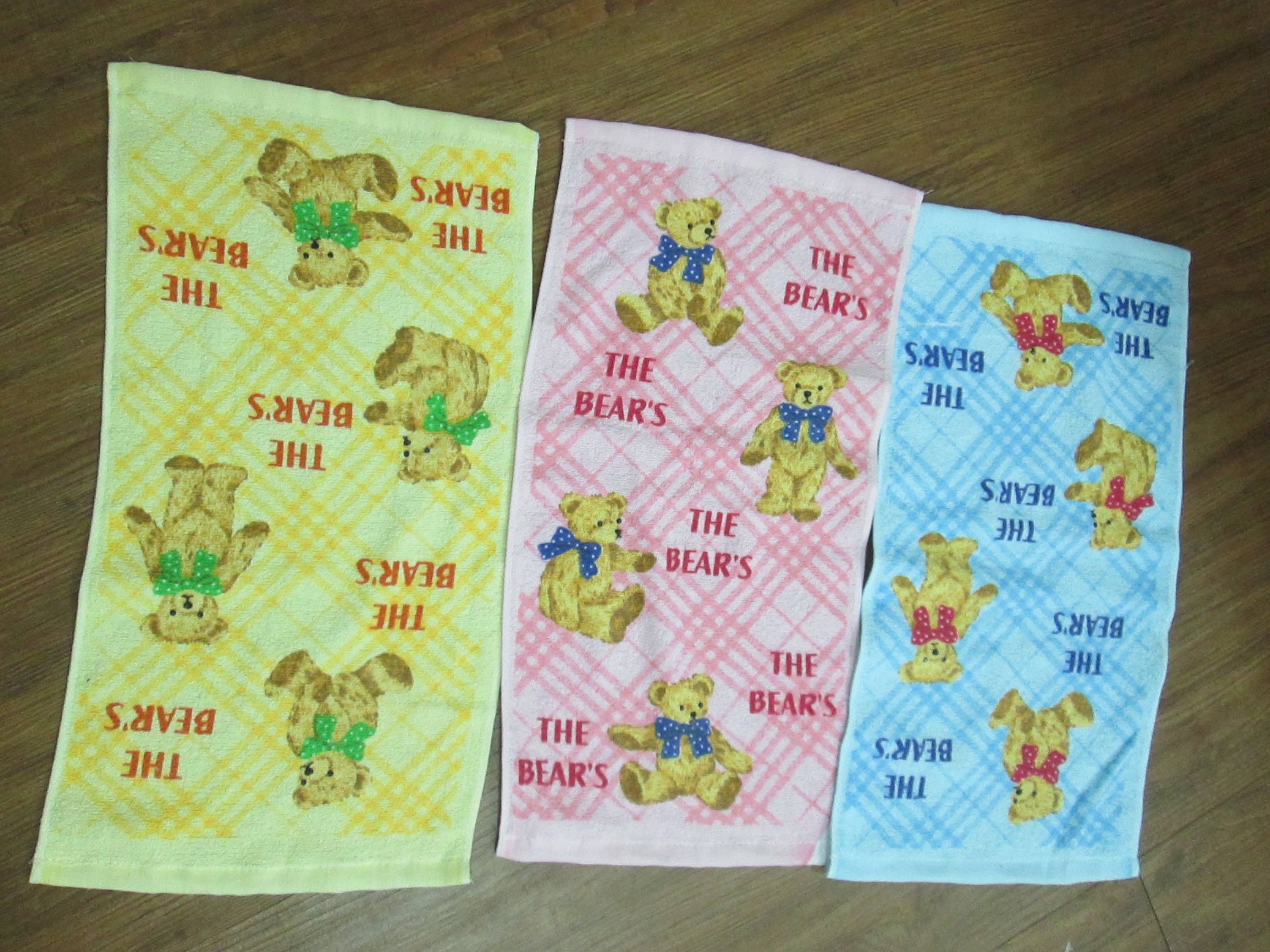 格子熊童巾