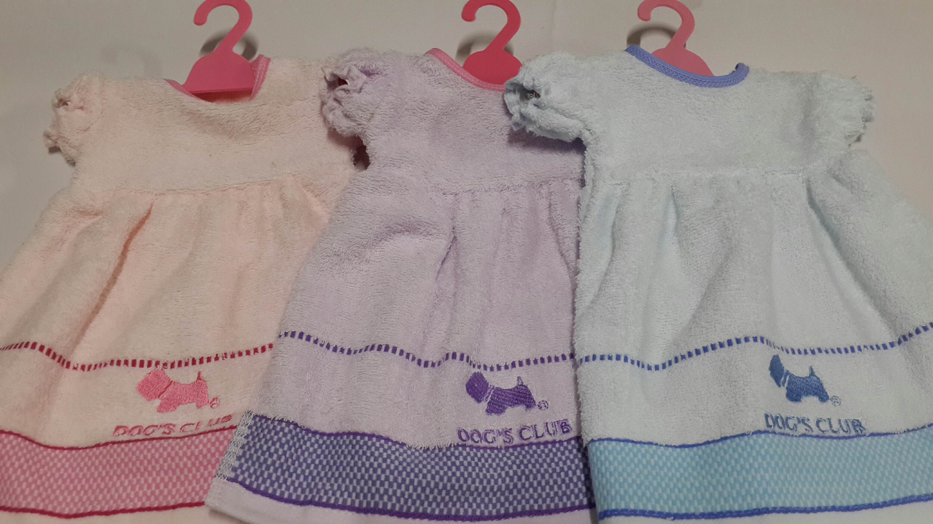 刺繡狗家族擦手巾