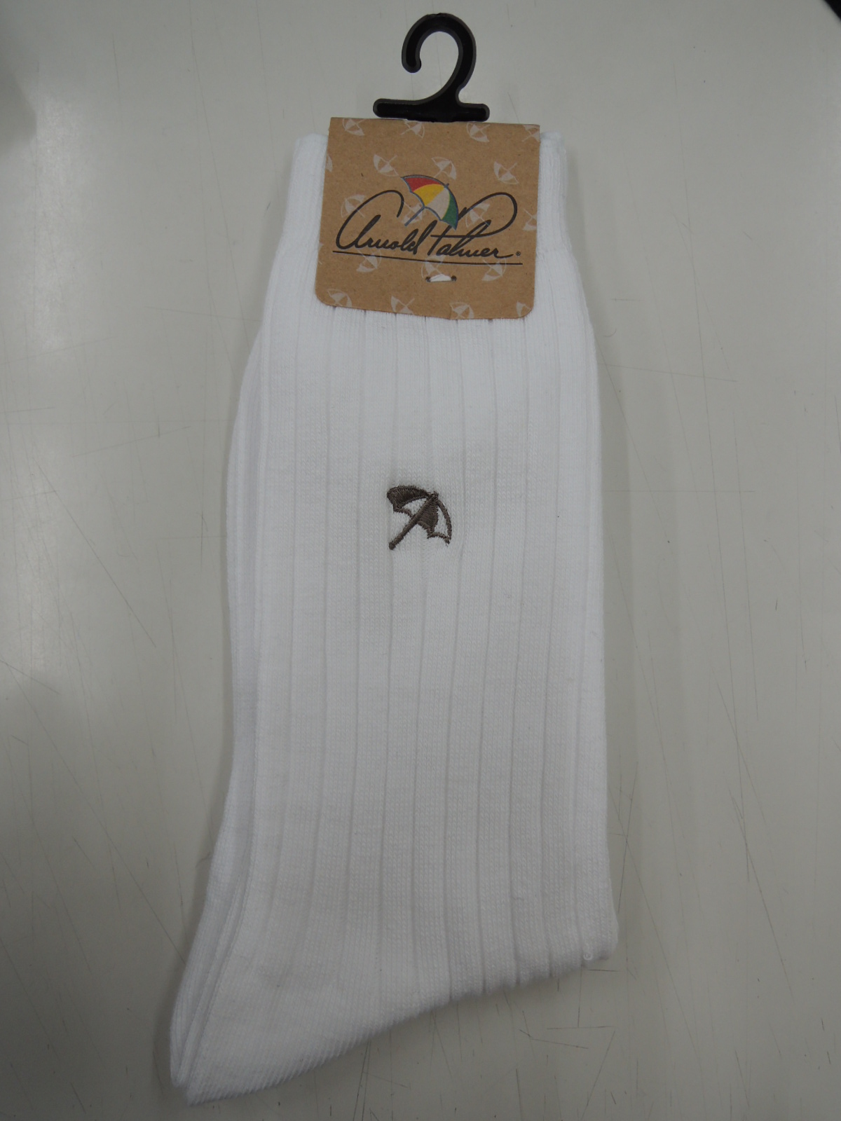 Arnold Palmer 3/4舒適刺繡休閒襪 