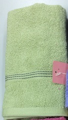緞檔素色毛巾