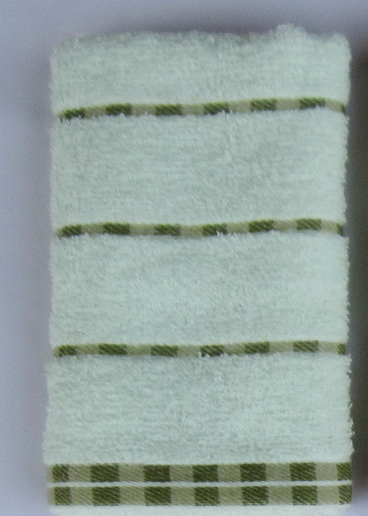 精選彩格布頭毛巾3入S799