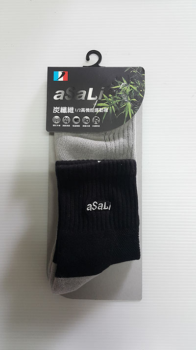 1/2炭纖維高機能運動襪