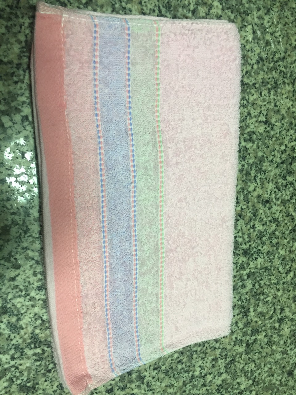 630-7亮星彩條毛巾