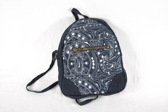 高級刺繡牛仔布背袋系列