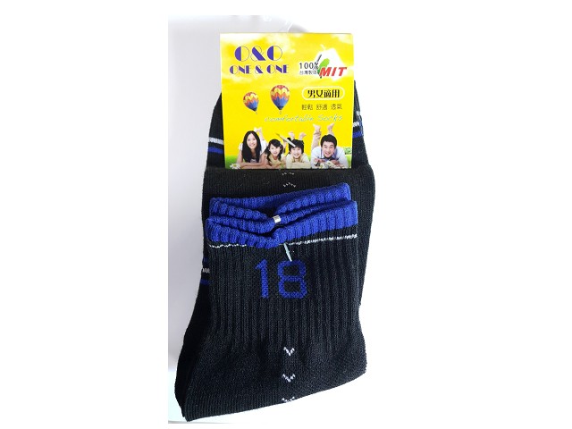 純棉休閒襪4入