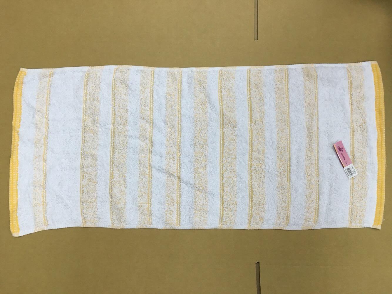 隱形色紗橫條毛巾