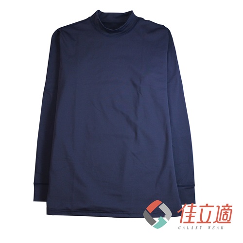 男性半高領蓄熱保暖衣