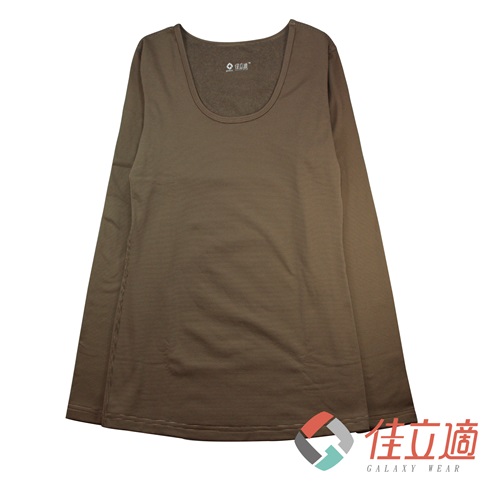 女性U領蓄熱保暖衣