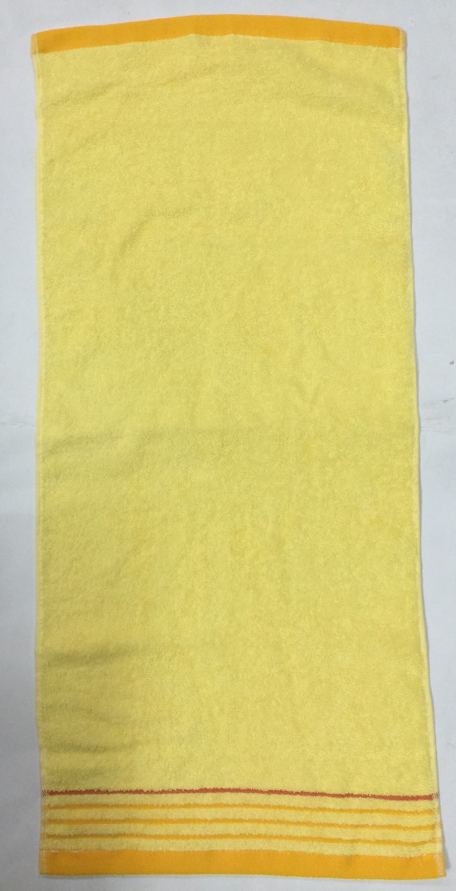 彩條緞檔毛巾
