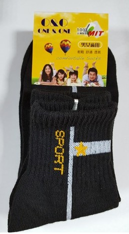 純棉休閒襪4入-SPORT