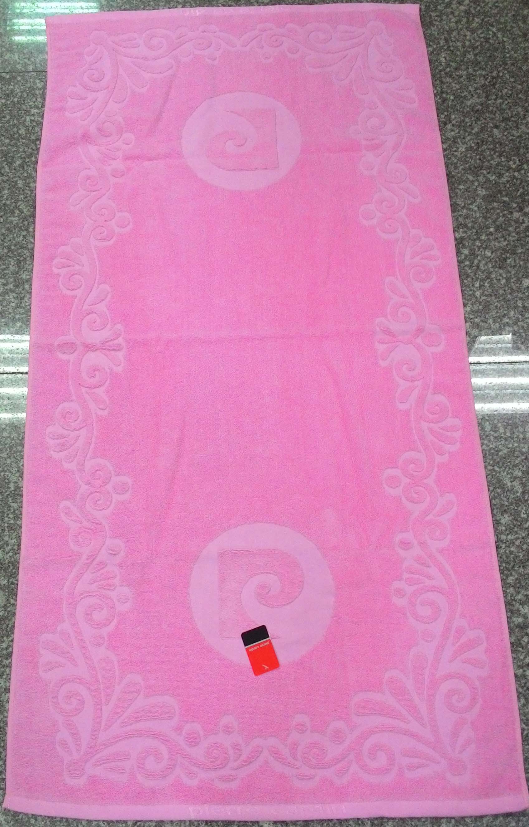雅致風花紋浴巾