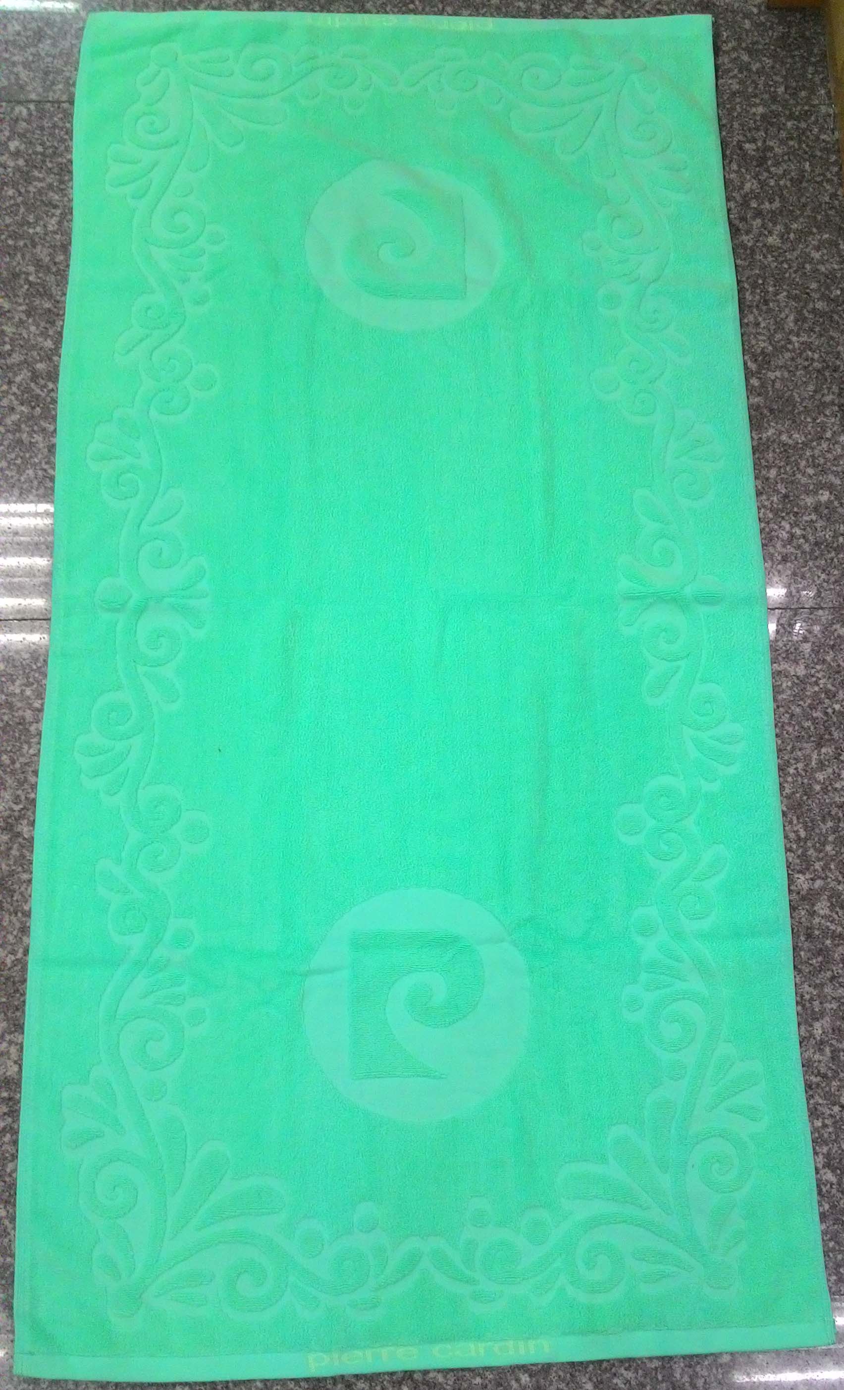 雅致風花紋浴巾