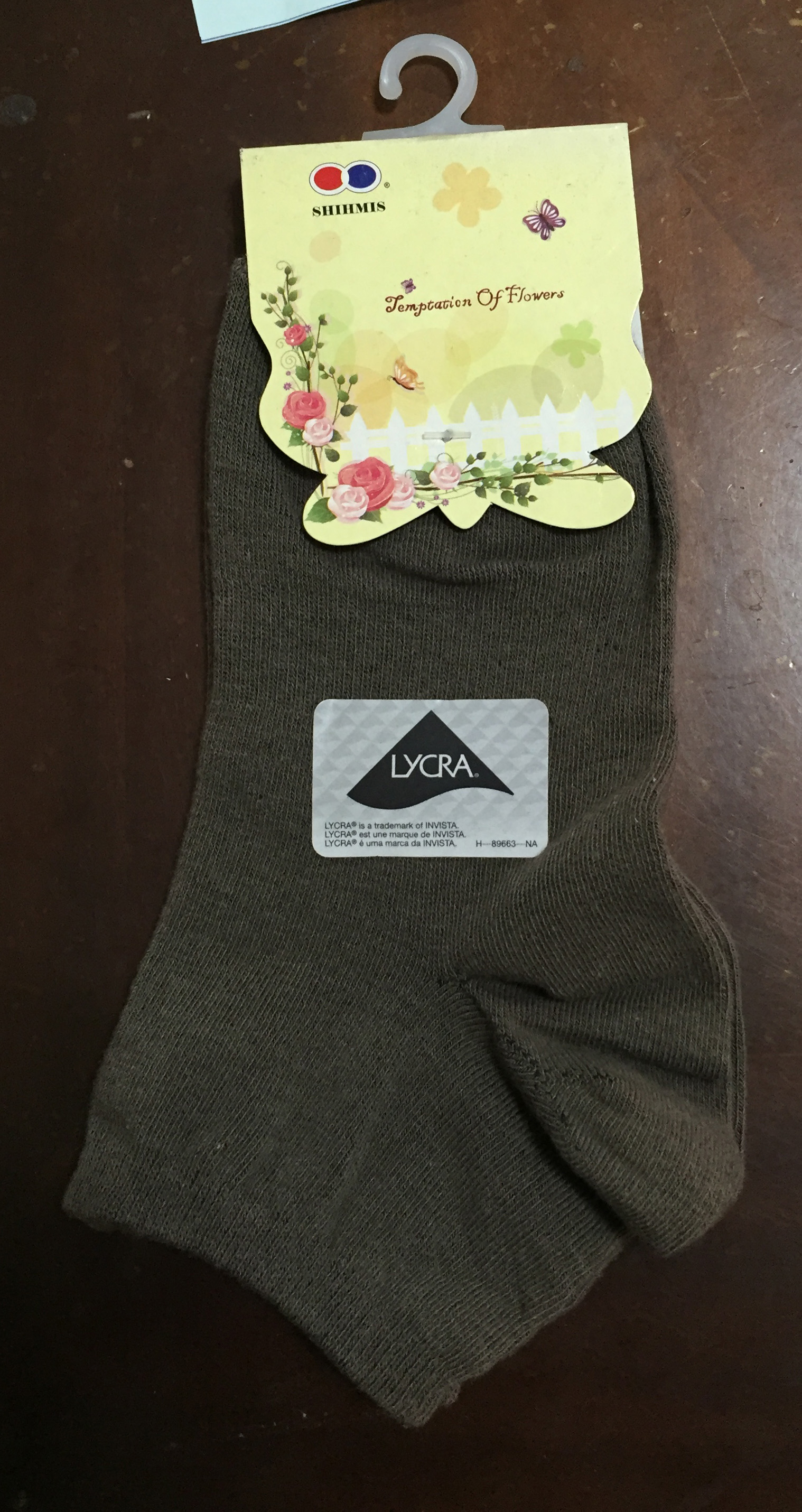 L型防滑1/2襪