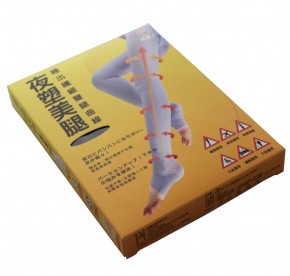 機能睡眠纖腿褲襪(紫)