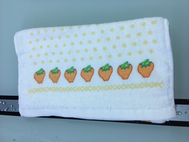 草莓愛心毛巾