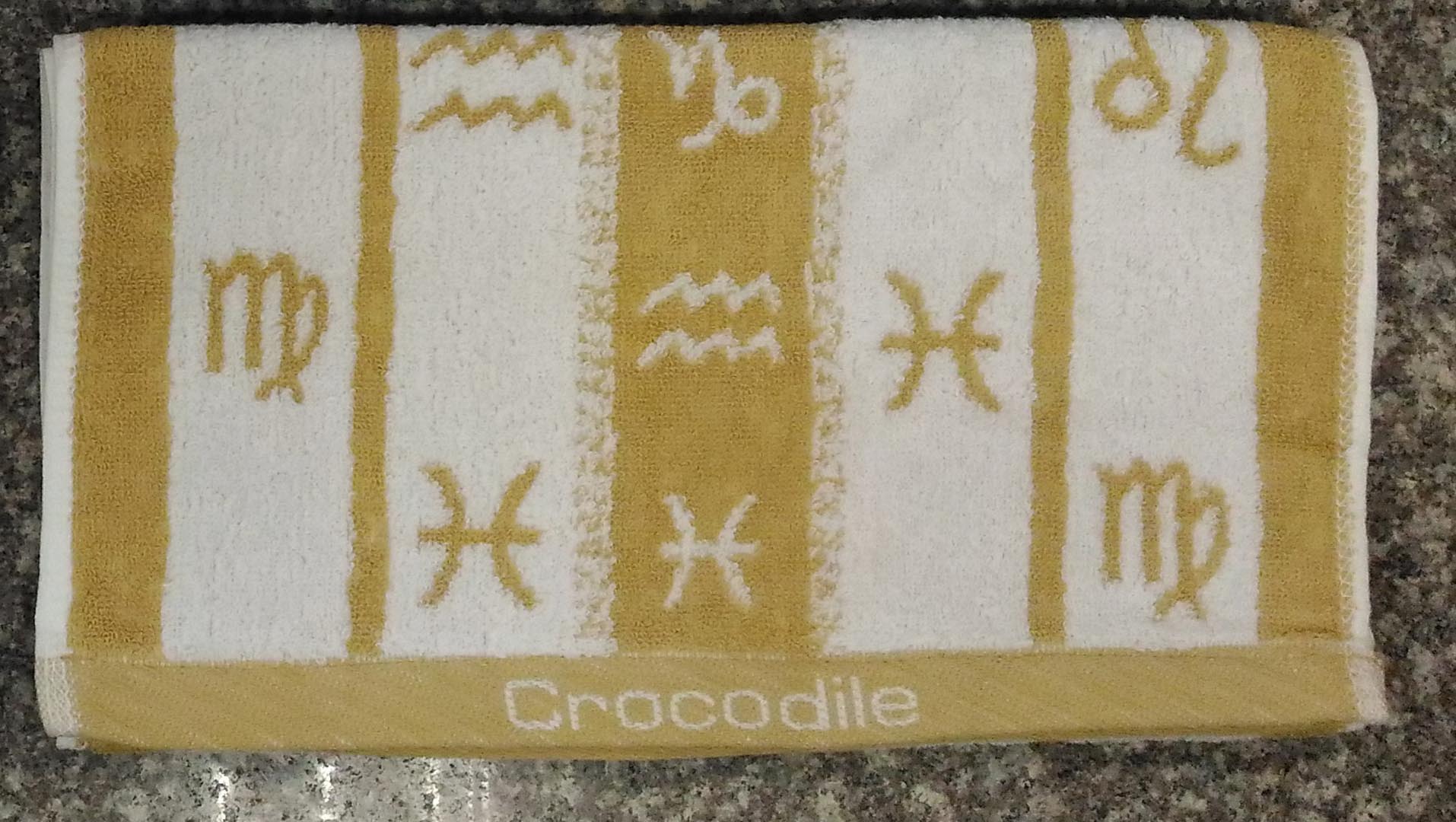 十二星座彩條毛巾