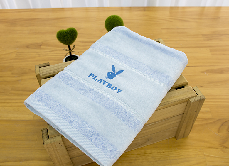 PLAYBOY長短毛浴巾