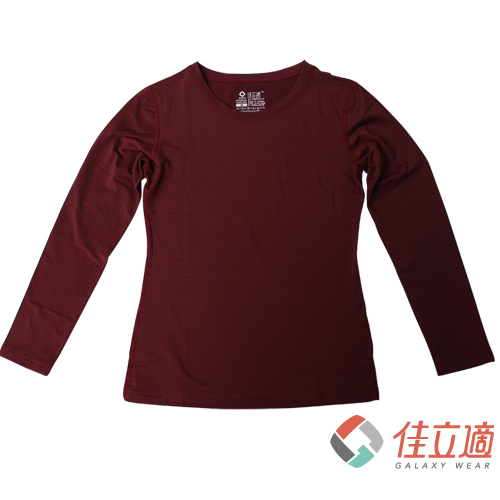 女性圓領-升溫蓄熱保暖衣