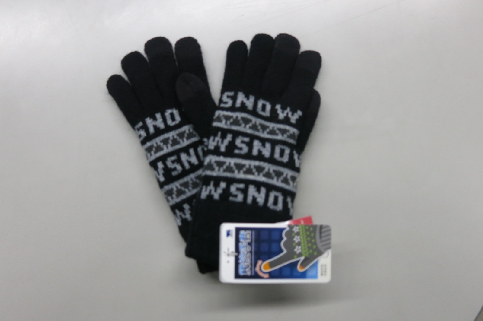 男士SNOW雙觸控雙層手套