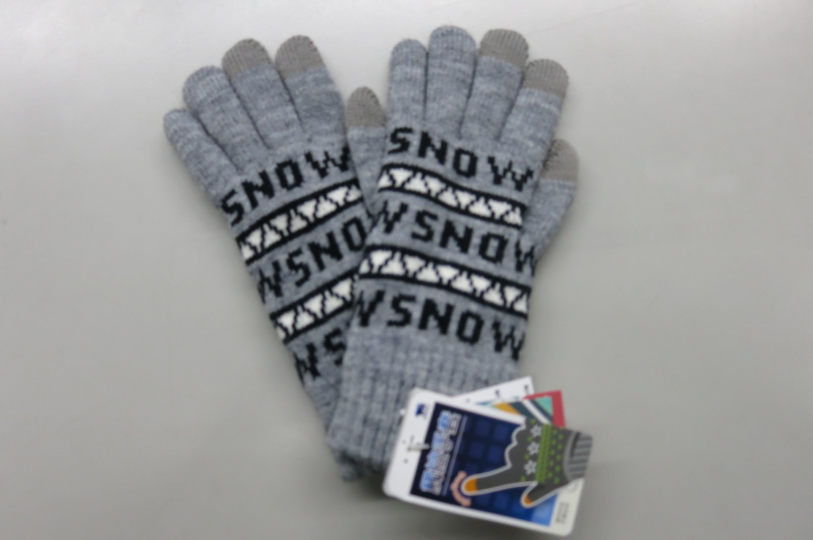 男士SNOW雙觸控雙層手套