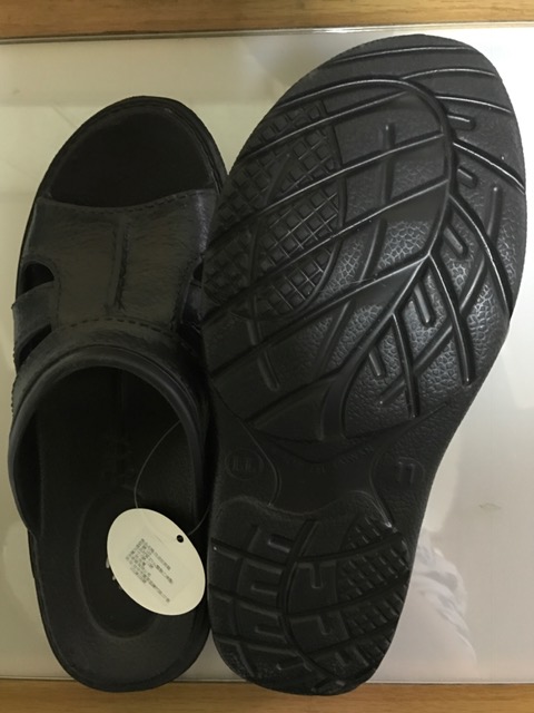 仿皮紋拖鞋