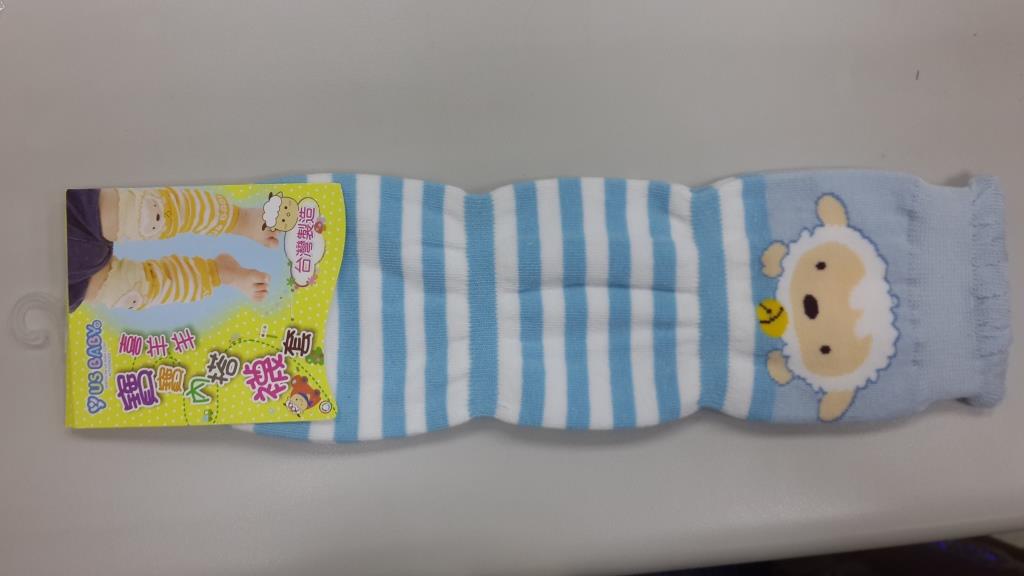 喜羊羊寶寶條紋內搭襪套(藍)