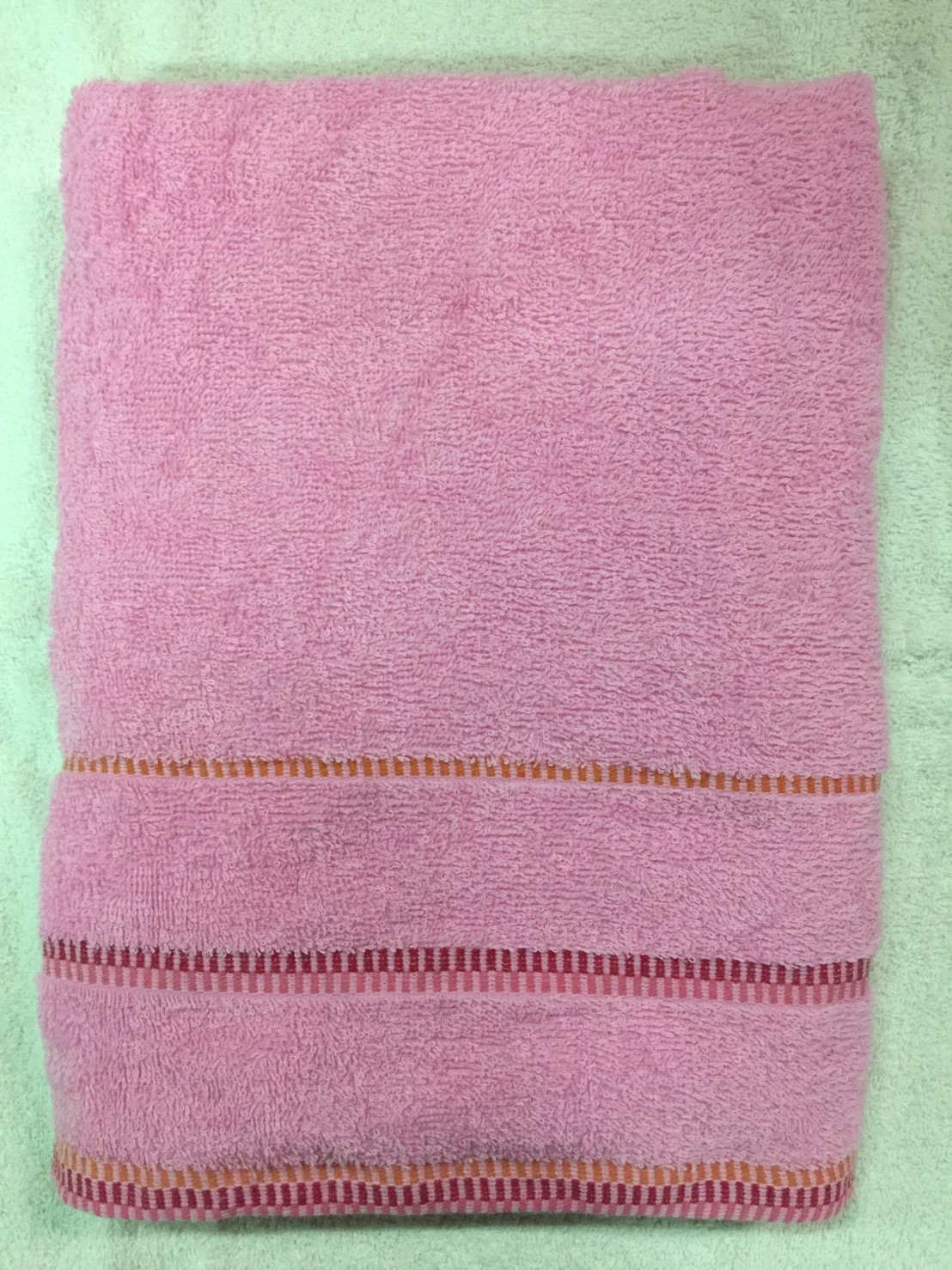 彩條浴巾