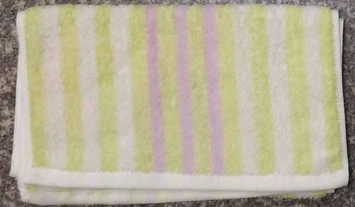 清甜自然條紋毛巾