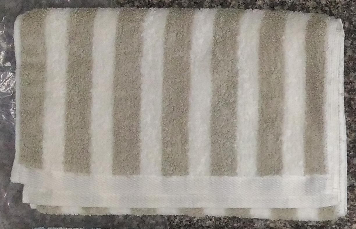 飄然清新條紋毛巾