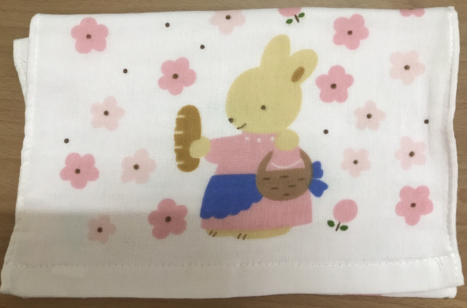 寶貝兔紗布童巾