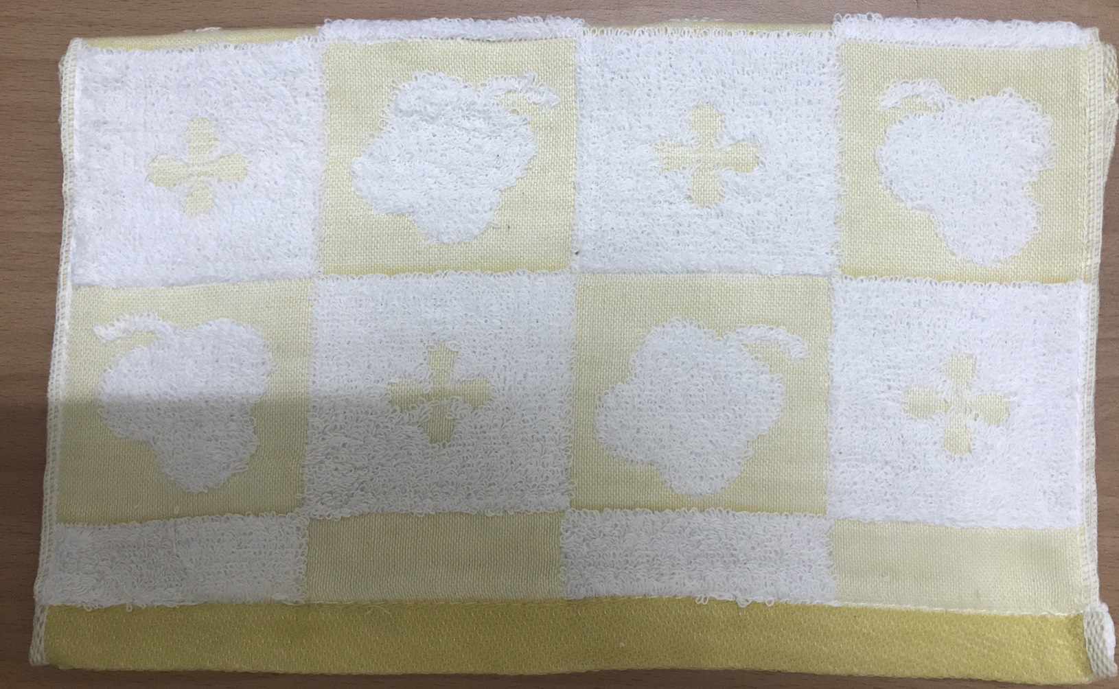 幸運草紗布童巾