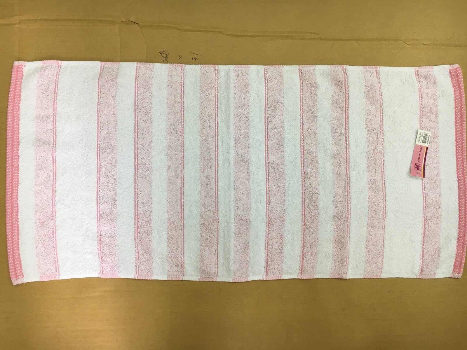 30 隱形色紗橫條毛巾