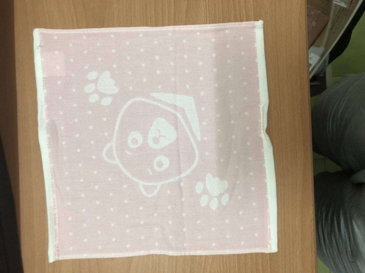 大頭熊方巾